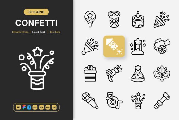 Confetti Icons: Graphics with a Playful Edge