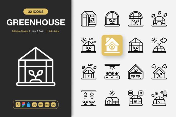 Greenhouse Icons: Graphics for Every Project