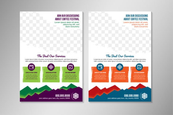 Join Our Discussions Vertical Banner: Graphics for Print Templates