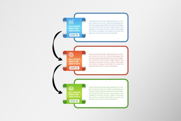 Rectangle Infographic Review